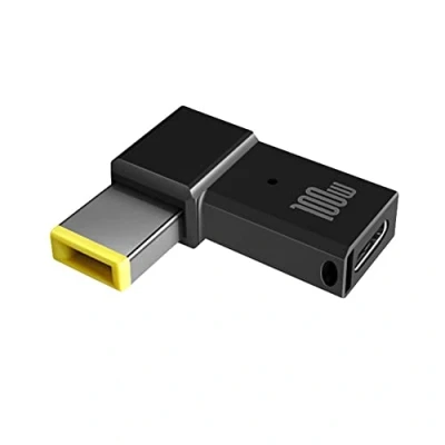 Immagine di Bolwins K03S Adattatore rettangolo USB 3.1 Type C a DC con funzione PD adatto per IBM Lenovo ThinkPad di ricambio caricabatterie alimentazione