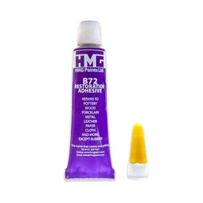 Immagine di HMG B72 Adesivo per restauro 14ml Ideale la conservazione di ceramiche, fossili e manufatti delicati