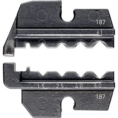 Immagine di Knipex Werk 97 49 61 Matrice di crimpaggio Contatti torniti Adatto per Harting 1.5 fino a 6 mm² marchio (Pinze) 43 200, E,