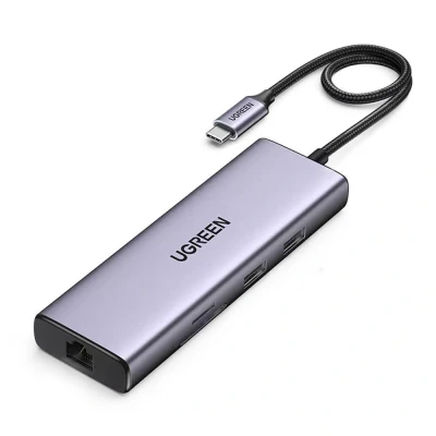 Immagine di UGREEN Hub USB C HDMI 4K con PD 100W Adattatore a 3.0 5 in 1 Compatibile MacBook PRO Air M2 M1, iPad Air, iPhone 16 Plus Max, Galaxy S24 Ultra, Surface 9