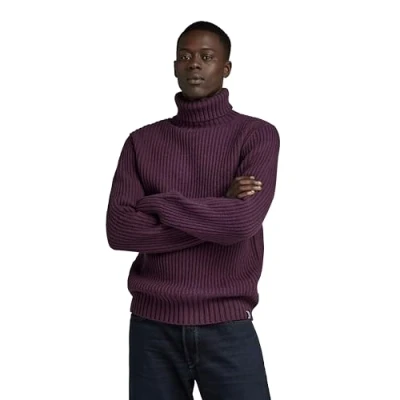 Immagine di G STAR RAW Essential Turtle Knitted Sweater Donna ,Viola (lt maze D23732 D447 8880), M