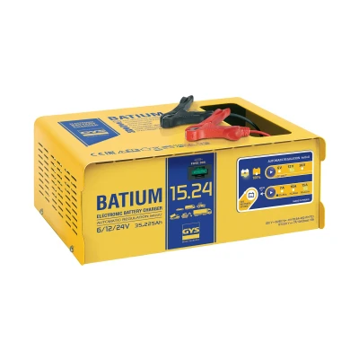 Immagine di GYS 024526 Carica batteria con avviamento a salto, portatile 15, 7, 10 12, 6, 24