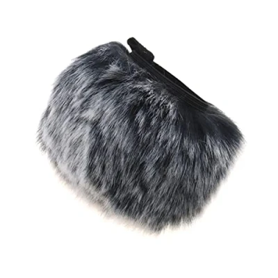 Immagine di Be In Your Mind Furry Recorder Parabrezza di ricambio compatibile con Zoom H1n/H1, pratico registratore digitale portatile, microfono peloso, 10 x 7 cm