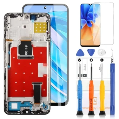 Immagine di LADYSON Schermo LCD per Huawei Honor X8a 2023 CRT LX1 LX2 LX3 Display Touch Screen Digitizer Assembly Parti di Riparazione Ricambio con Strumenti(6.7&quot;,Nero Cornice)