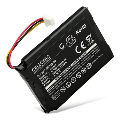 Immagine di subtel® Batteria 361 00056 08 Compatibile con Garmin DriveSmart 5 / 55 65 Dash Cam 35 Affidabile Ricambio da 750mAh per navigatore GPS