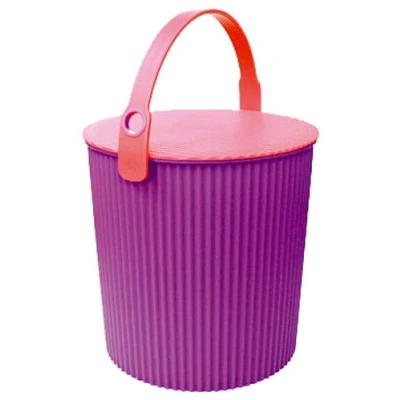 Immagine di Hachiman Omnioutil Secchio con coperchio, misura media, colore: viola