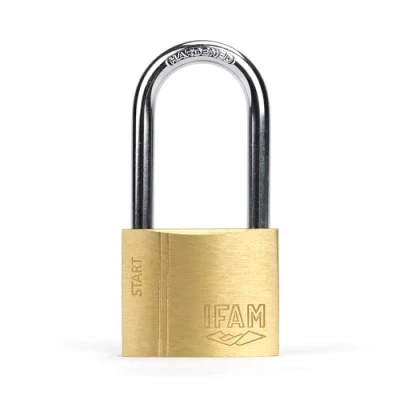 Immagine di Lucchetto chiave IFAM SR40AL lungo ottone acciaio 1,31 x 3,99 3,19 cm