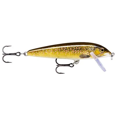Immagine di Rapala Esca da Pesca Artificiale Spinning Original Floater di Simulazione per in Acqua Dolce Legno Balsa Prof. Nuoto 0.9 1.5m 5cm/3g Prodotta Estonia Live Brown Trout