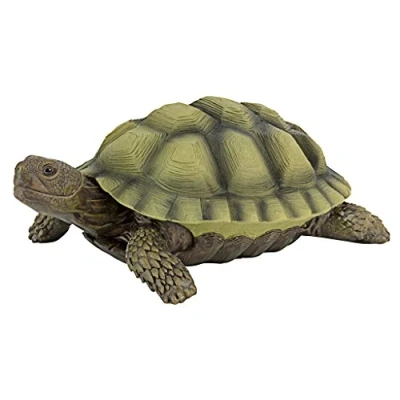 Immagine di Design Toscano Gilbert La Tartaruga Decoro da giardino Statuetta animale, poliresina, a colori, 22,75 cm