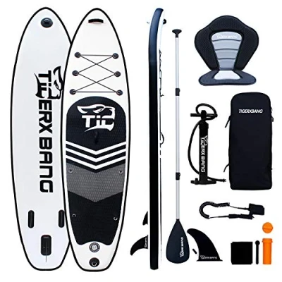 Immagine di Tigerxbang SUP Tavola da Stand Up Paddle Gonfiabile Completa,320x80x15cm