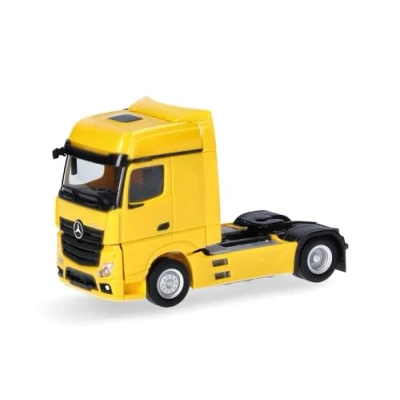 Immagine di Herpa modello di camion Mercedes Benz Actros Bigspace &#039;18 Solozugmaschine 2achs, in scala 1:87, pezzo da collezione, tedesco, statuetta plastica