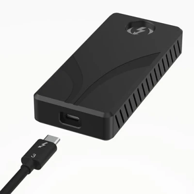 Immagine di SABRENT SSD Esterno [2TB] Thunderbolt 3 in Alluminio Robusto, Compatibile USB C (SB XTMP 2TB)