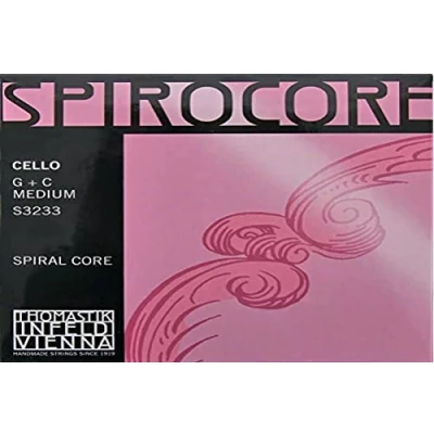 Immagine di Thomastik corda per Violoncello 4/4 Spirocore La nucleo spirale flessibile, rivest. cromo, leggera