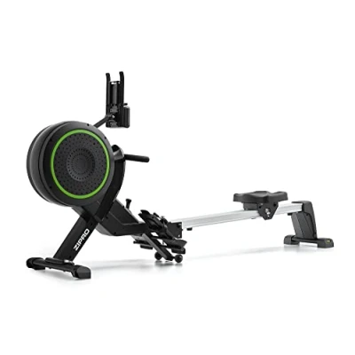 Immagine di Zipro Dash 6299212 Vogatore pieghevole per casa, sistema frenante magnetico silenzioso e senza manutenzione, sedile con cuscinetti a sfera, computer di allenamento