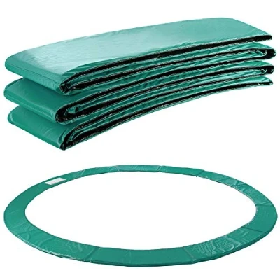 Immagine di Arebos Paraspigoli per Trampolino Protezione a Molla Copertura del Bordo di Tappeto Elastico 100% Resistente ai Raggi UV antistrappo Verde 487 cm