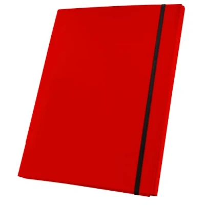 Immagine di Netuno 1x cartellina portadocumenti rosso formato A4 dorso 20 mm con elastico cartella porta documenti cartone polypropylene