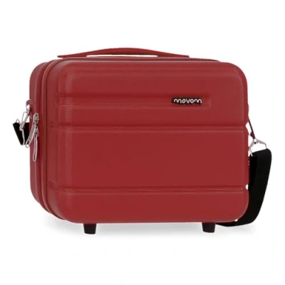 Immagine di Movom Galaxy Beauty Valigia Regolabile con Tracolla 29 x 21 15 cm, 9,14 L , Colore Rosso