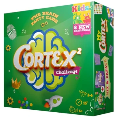 Immagine di Asmodee Cortex² Challenge Kids, Verde Gioco da Tavolo, Sfide per la Mente, 2 6 Giocatori, 6+ Anni, Edizione in Italiano