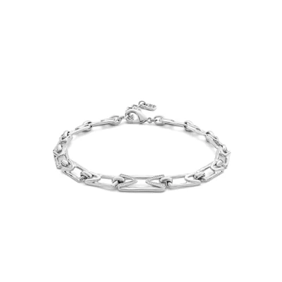 Immagine di UNO de 50 Collana placcata in argento Sterling con maglia rettangolare, Talla Única, Argento, Nessuna pietra preziosa