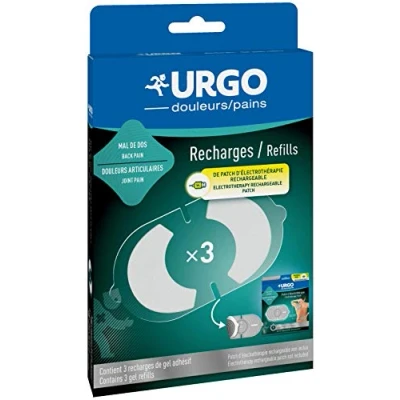 Immagine di Urgo 197365.8 Ricarica Patch TENS Ricaricabile, Plastica, Trasparente