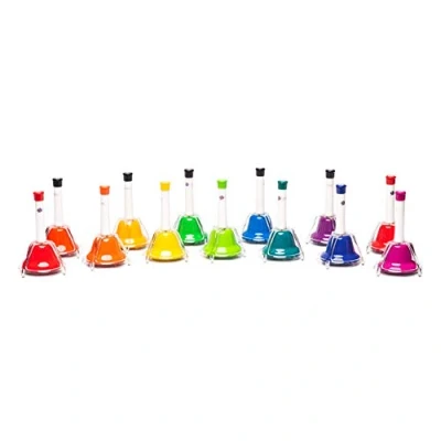 Immagine di FUZEAU 70610 Set di 13 campane sintonizzate 2 in 1 Agitazione Da colpire colore = nota Originali Colorate 3 anni