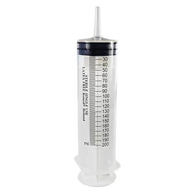 Immagine di Romed 3 teilige Siringa Dolorante di Colpo con Luer Ansatz 200 ML, 1 Pezzo