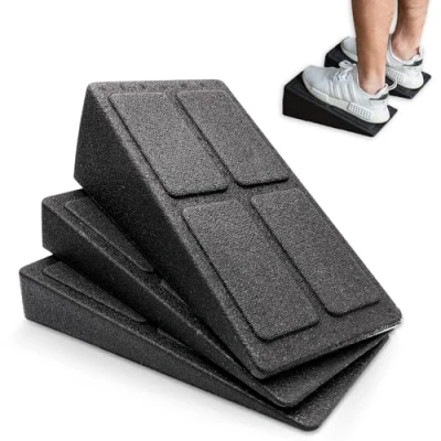 Immagine di mizikuu Estensori per Polpacci, Set di 3 Slant Board Stretching Polpacci Regolabile barella Polpaccio Stretch Squat Ramp Piedi Muscoli Posteriori della Coscia Achille Gamba Esercizi