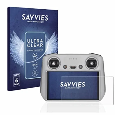Immagine di savvies (6 Pezzi Pellicola Protettiva per DJI RC Controller Protezione Schermo Trasparente