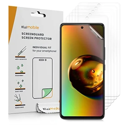 Immagine di kwmobile 6x Pellicola Salvaschermo Compatibile con Samsung Galaxy A53 5G Film Protettivo Telefono Protezione Antigraffio Display Smartphone