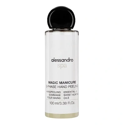 Immagine di alessandro Spa Magic Manicure a 2 fasi Peeling per le mani/cura delle mani con olio di mandorle, 100 ml