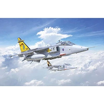 Immagine di Italeri 1459 Jaguar GR.1/GR.3 RAF, scala 1:72, plastic model kit, modello in plastica da montare, modellismo, aerei, Grigio