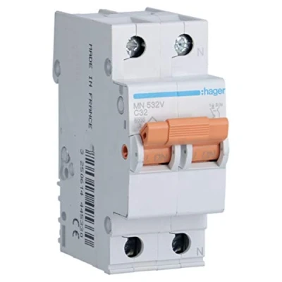 Immagine di Interruptor automático magnetotérmico serie MN, 1P+N, 32A, curva C, 6KA