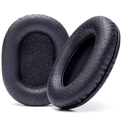 Immagine di WC Cuscinetti auricolari perforati Premium per Sony MDR 7506 e V6 di Wicked Cushions Pelle più morbida, memory foam lusso, durata impareggiabile Adatto anche CD900ST Nero