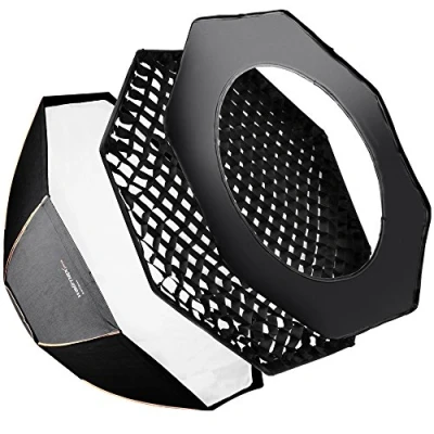 Immagine di Walimex Pro Octagon Softbox Plus Orange Line, diametro 213 cm, per Aurora/Bowens