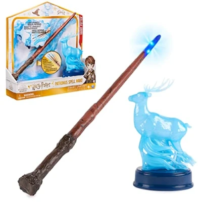 Immagine di Spin Master Wizarding World PatronusSpellWandHarry Does Not Apply Harry Potter PatronoSpellWandHarry, Multicolore, One Size, 6063879