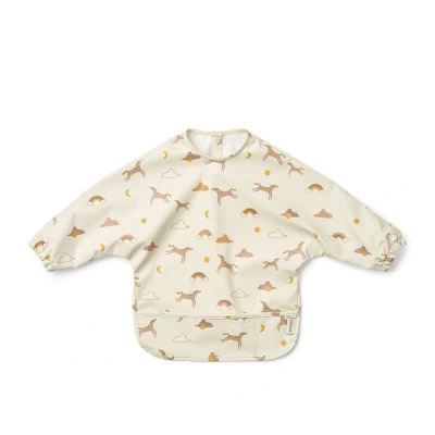 Immagine di Liewood Merle Printed CAPE BIB Unisex Altri accessori per bambini, Taglia: One Size, Ecru