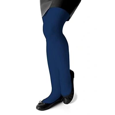 Immagine di Romartex Collant opachi in microfibra 70 denari per bambine, Blu scuro, 3 4 Anni