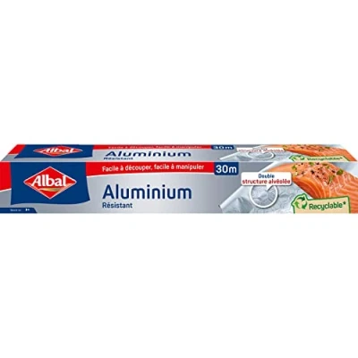 Immagine di Albal Rotolo di alluminio, facile da tagliare, resistente