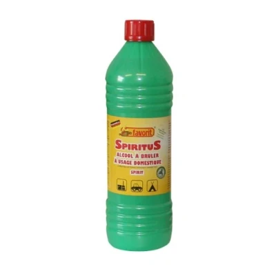 Immagine di favorit 1270 Spiritus 1000 ml per Uso Domestico, Auto e Tempo Libero, in Puro Alcool Biologico con beccuccio Tappo a Prova di Bambino