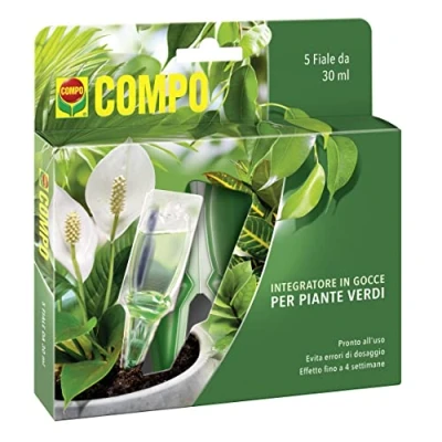 Immagine di COMPO Nutrimento in Gocce per Piante Verdi, Pronto all’uso, 150 ml (5 Fiale da 30 ml)