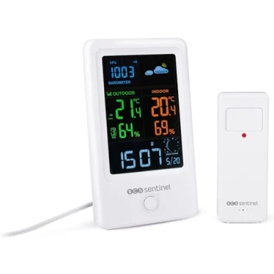 Immagine di SCS Sentinel HCN0076 Stazione meteorologica con sonda esterna wireless Meteocolore