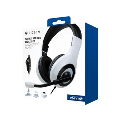 Immagine di Bigben Interactive Wired Stereo Gaming Headset V1 Cuffie Cablato A Padiglione Giocare Nero, Bianco