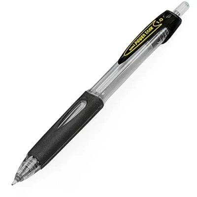 Immagine di Uni ball Penna a sfera per esterni, scrive su carta bagnata, in qualsiasi angolazione, inchiostro resistente al freddo, confezione da 2, colore: Nero