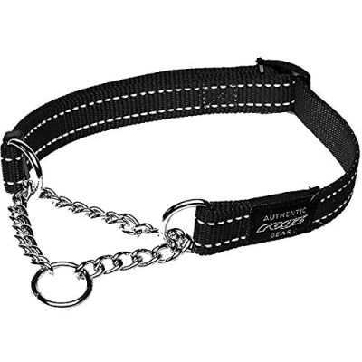 Immagine di Rogz Utility Riflettente Snake Obedience Half Check Collare, Medium 12/18 Inch