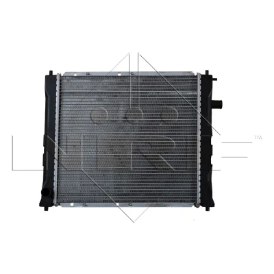 Immagine di NRF EASY FIT 58107 Radiatore motore Alluminio 430 396 24 con parti annesse Alette di raffreddamento saldate MG: MG ZR Hatchback, ROVER: 25 Hatchback