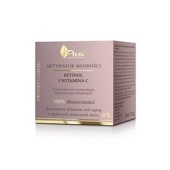 Immagine di AVA Laboratorium, Siero viso, Crema viso attivatrice di giovinezza con retinolo e vitamina C 50 ml (50 ml)