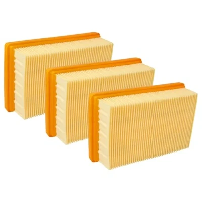 Immagine di vhbw set 3x filtro a pieghe piatte compatibile con Kärcher WD 6 P S V 30/6/22/T aspirapolvere Elemento filtrante
