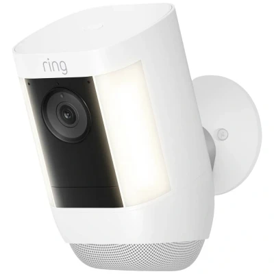 Immagine di ring Spotlight Cam Pro Battery White 8SB1S2 WEU1 WLAN IP Videocamera di sorveglianza 1920 x 1080 Pixel
