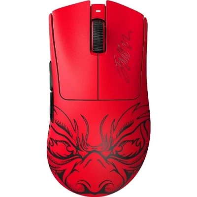Immagine di Razer DeathAdder V3 Pro Mouse Leggero per E Sport Ergonomico Wireless (Design da 63 grammi, Sensore Ottico Focus 30K, Interruttori del Gen 3, HyperSpeed) Faker edizione
