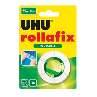 Immagine di UHU rollafix invisibile ricarica 25mt bl., multicolore